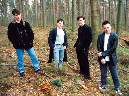 Dayglo Fishermen - Eamonn Maddick, Peter Fothergill, Richard Burton and Sean Wills - Another promotional photo for the Magic Organ album - 1992