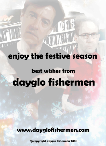 Dayglo Fishermen Christmas Card - Inside Greeting -2021